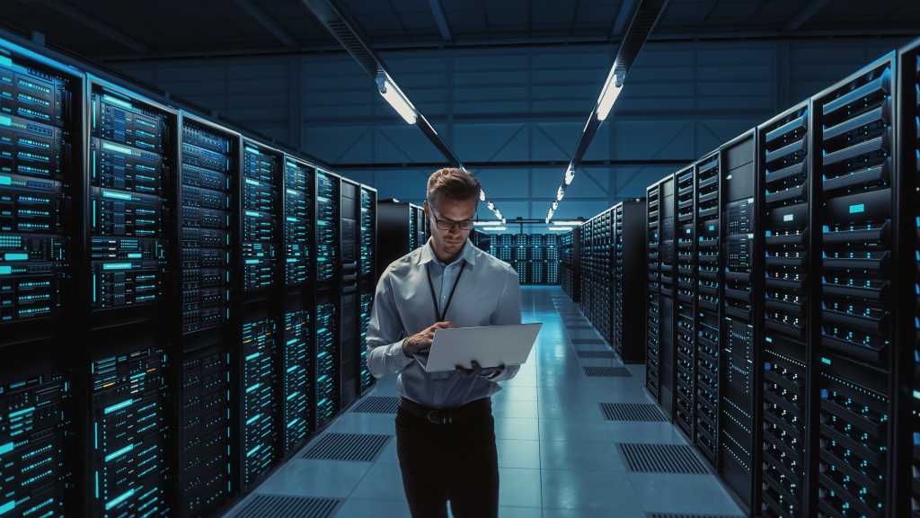 Data center man